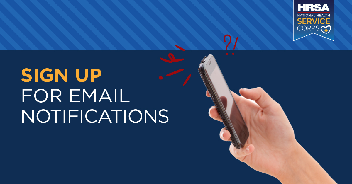 Sign up for email notifications