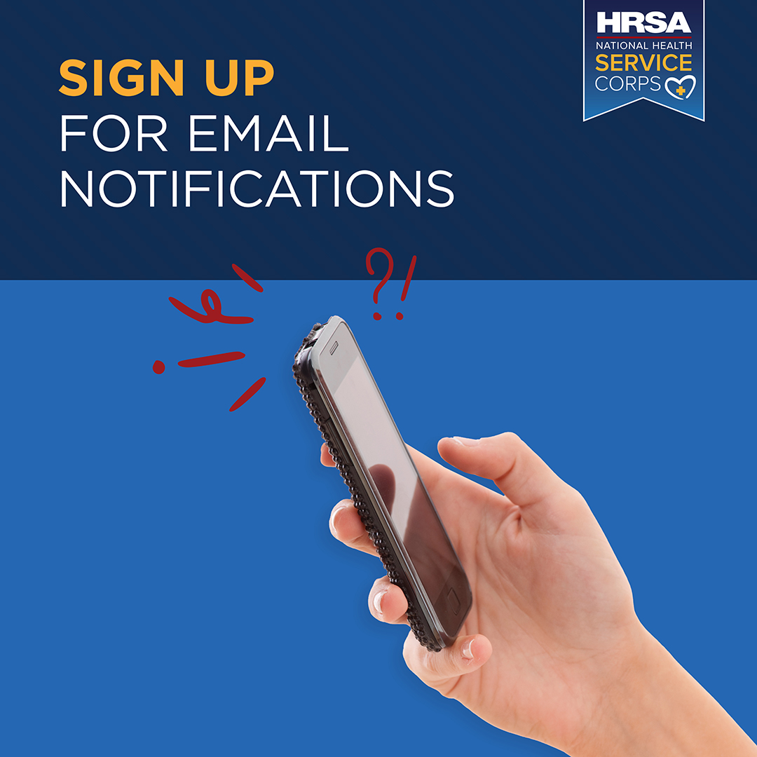 Sign up for email notifications