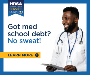 Got med school debt? No sweat! Learn more about the NHSC Scholars to Service Loan Repayment Program